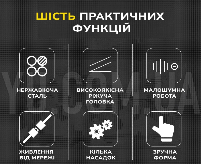 Машинка для стрижки волосся MS 3305 провідна з насадками Машинка для стрижки волосся MS 3305 провідна з насадками